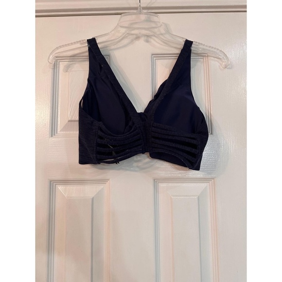 VICTORIA'S SECRET Womens M/80B Dark Blue Caged Bralette Activewear Top - Picture 4 of 5